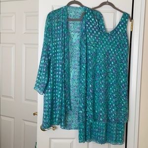 Party Dress with Overlay